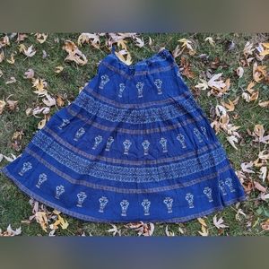 Vintage Greek tourist skirt